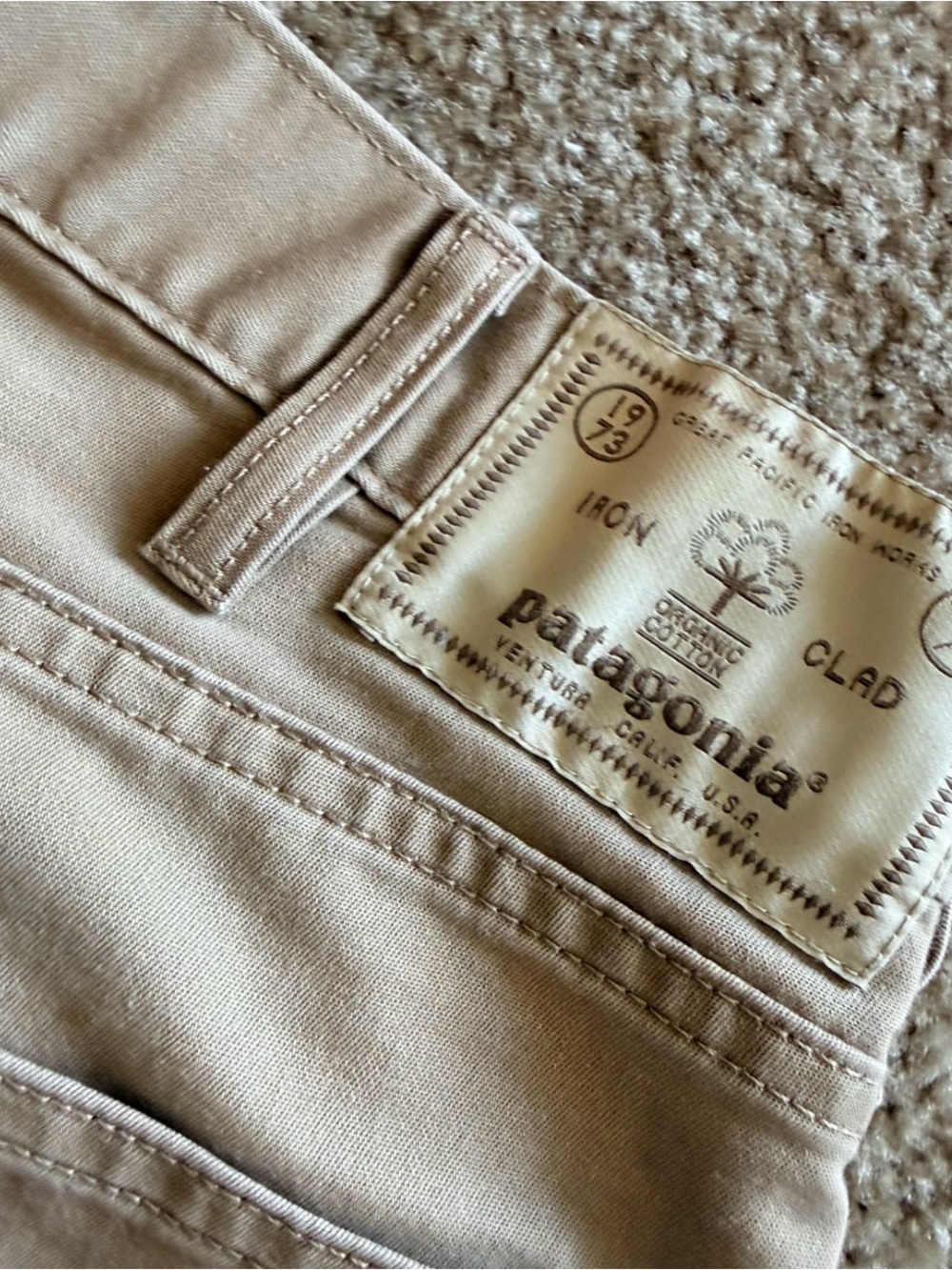 Patagonia Iron Clad men’s cotton twill workwear pants straight leg 34x32 - Picture 2 of 6
